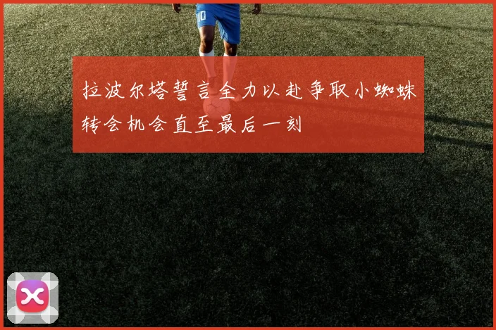 拉波尔塔誓言全力以赴争取小蜘蛛转会机会直至最后一刻